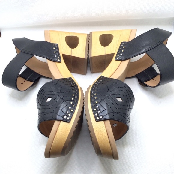 Dansko Womens Odele Black Tumbled Calf Block Heeled Sandals Size 40 (9.5-10 US) - Picture 8 of 12